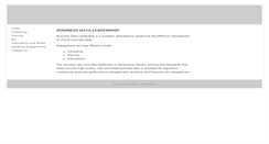 Desktop Screenshot of businessdataleadership.com